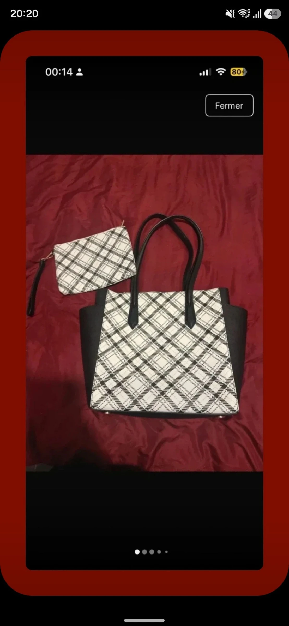 Sac DKNY en véritable cuir + pochette assortie - Très bon
état – photo 2